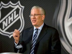 Seattle Hockey Partners President and CEO Tod Leiweke speaks after the NHL Board of Governors named Seattle as the league's 32nd franchise, Tuesday, Dec. 4, 2018, in Sea Island, Ga.