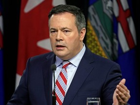 Jason Kenney, leader of the United Conservative Party, called on the Alberta NDP government to call an election on February 1, 2019 during an end of Legislature session media conference on Thursday December 6, 2018.