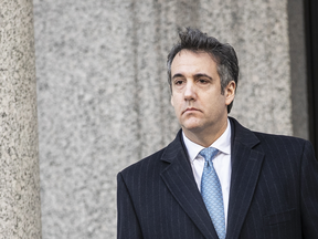 Michael Cohen, former personal attorney to President Donald Trump, leaves federal court, Nov. 29, 2018 in New York City.