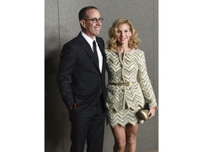 Comedian Jerry Seinfeld and Jessica Seinfeld attend the Chanel Metiers d'Art 2018/19 Show at the Metropolitan Museum of Art on Tuesday, Dec. 4, 2018, in New York.