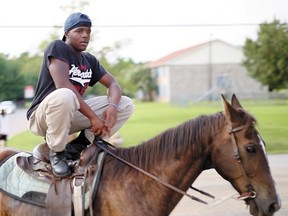 Willie on a horse, from Hale County This Morning, This Evening.