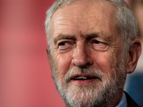 Labour Leader Jeremy Corbyn gives a speech at a rally at St Mary's in the Castle on January 17, 2019 in Hastings, England.