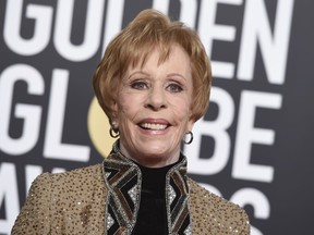 Carol Burnett arrives at the 76th annual Golden Globe Awards at the Beverly Hilton Hotel on Sunday, Jan. 6, 2019, in Beverly Hills, Calif.