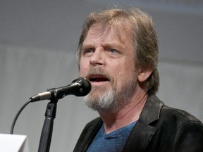 Mark Hamill speaks at the Lucasfilm "Star Wars: The Force Awakens" panel on day 2 of Comic-Con International on Friday, July 10, 2015, in San Diego, Calif. A six-year-old boy who captured the attention of a province - and one of his Star Wars heroes - passed away Monday from cancer.Kaiden Little's family posted a message on a Facebook page, saying the little boy died at about 2:15 p.m. in Newfoundland, two years after being diagnosed with an aggressive form of neuroblastoma.