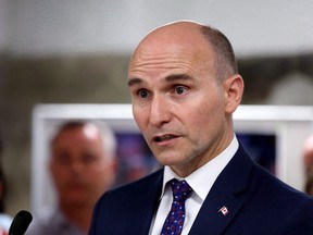 Federal Minister of Families, Children and Social Development Jean-Yves Duclos is seen at a youth homelessness organization in Toronto on Monday, June 11, 2018. Federal cabinet ministers will soon decide whether and how to reform the oft-maligned tribunal Canadians use to appeal federal benefits rulings, including what sources say will be an option to revert back to the appeals system.