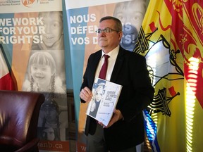 New Brunswick Child and Youth Advocate Norman Bosse releases a report in Fredericton on Monday, January 28, 2019.