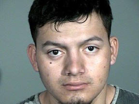 This undated photo provided by the Carson City Sheriff's Office in Carson City, Nev., shows suspect Wilbur Martinez-Guzman. Authorities investigating four recent Nevada killings say murder charges are pending against Martinez-Guzman, suspected of being in the U.S. illegally. (Carson City Sheriff's Office via AP)