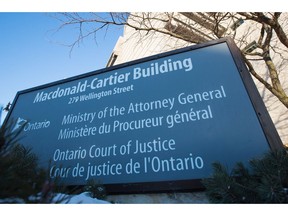 Ontario Court of Justice is seen in Kingston, Ont. on Friday Jan. 25, 2019.