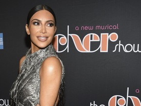 FILE - In this Dec. 3, 2018 file photo, Kim Kardashian West attends "The Cher Show" Broadway musical opening night at the Neil Simon Theatre in New York.  Kardashian and Kanye West are expecting their fourth child. Kardashian confirmed the surrogate pregnancy during an appearance Monday, Jan. 14, 2019 on Bravo's "Watch What Happens Live with Andy Cohen."