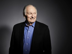 In this Oct. 25, 2018 photo, actor Alan Alda poses for a portrait in New York. The 82-year Golden Globe and Emmy-winning actor will become the 55th recipient of the annual Life Achievement award at the upcoming Screen Actors Guild Award ceremony on Jan. 27.