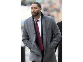 Former Southern California assistant basketball coach Tony Bland arrives at federal court in New York, Wednesday, Jan. 2, 2019. Bland is expected to plead guilty in a criminal case in which prosecutors said bribes were paid to steer top athletes to certain schools.