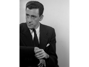 This image provided by the University of New Hampshire shows a photo of author J.D. Salinger taken by Lotte Jacobi for the book jacket of his 1951 novel "Catcher in the Rye." Salinger, who died in 2010, had the photo removed after the first printing so he wouldn't be recognized. Jacobi left nearly 50,000 photo negatives to the University of New Hampshire when she died in 1990.