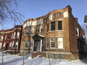 In a photo from Jan. 30, 2019, Michigan Lt. Gov. Garlin Gilchrist II's apartment building is shown. Gilchrist says he's selling his building for $190,000. He bought it from the Detroit Land Bank for $13,500 in 2016 but it remains vacant. The property became a campaign issue last fall when neighbors complained that the building still was a mess two years later. The Land Bank says Gilchrist won't have to pay anything to the agency because he's selling the property for less money than he put into it.