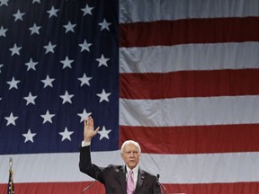 FILE - In this April 26, 2014, file photo, U.S. Sen. Orrin Hatch, R-Utah, addresses a crowd during the Utah Republican Party nominating convention in Sandy, Utah.  Hatch is ending his tenure as the longest-serving Republican senator in history, Thursday, Jan. 3, 2019, capping a unique career that positioned him as one of the most prominent conservative voices in the United States.
