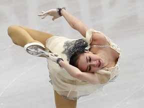 Russia's Alina Zagitova performs in the ladies short program at the ISU European figure skating championships in Minsk, Belarus, Wednesday, Jan. 23, 2019.