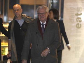 U.S. Undersecretary of Commerce for International Trade Gilbert B. Kaplan arrives as part of a trade delegation at a hotel in Beijing, China, Sunday, Jan. 6, 2019. The U.S. delegation led by deputy U.S. trade representative, Jeffrey D. Gerrish arrived in the Chinese capital ahead of trade talks with China,