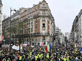 Thousands of people protested in Paris again this weekend.
