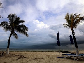 A file photo of a beach in Cancun, Quintana Roo state, Mexico on October 6, 2017.