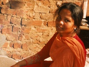 Asia Bibi, a Christian woman recently freed from prison after her blasphemy conviction was overturned.