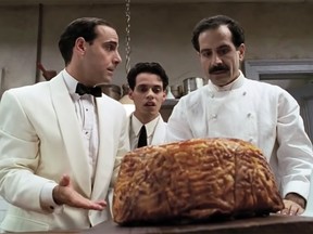 Stanley Tucci, Marc Anthony, Tony Shalhoub in the delicious Big Night.