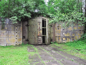 Soviet nuclear bunker in Podborsko, Poland.