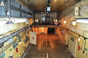The interior of one of the two