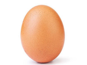 An Instagram post of an egg has just beaten Kylie for most liked post on the social media app. However, there is no indication as to whether the egg has any deeper purpose than that.