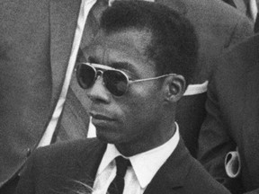 This image released by Magnolia Pictures shows James Baldwin, center, in "I Am Not Your Negro."