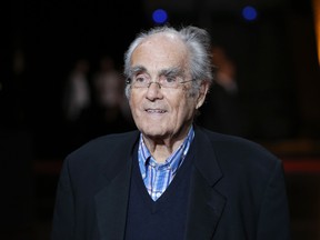 French conductor Michel Legrand arrives at the Lumiere Festival, in Lyon, central France in 2014.