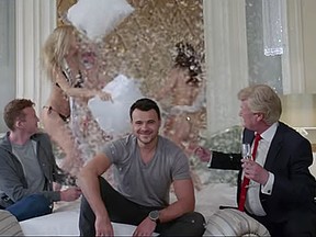 Emin Agalarov’s video Got Me Good features scantily clad women cavorting on a hotel bed with a Trump look-alike, a parody of the controversial dossier compiled by  former British intelligence agent Christopher Steele.