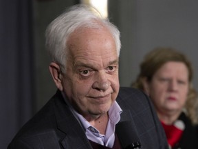 Canadian Ambassador to China John McCallum listens to a question following participation at the federal cabinet meeting in Sherbrooke, Que., Wednesday, Jan. 16, 2019. McCallum says there are strong legal arguments Huawei executive Meng Wanzhou can make to help her avoid extradition to the United States.