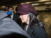 Huawei chief financial officer Meng Wanzhou leaves through an underground parking lot after a court appearance regarding her bail conditions, in Vancouver, on Jan. 29, 2019.