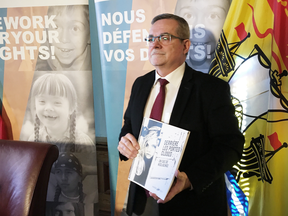 New Brunswick Child and Youth Advocate Norman Bosse releases his report in Fredericton on Jan. 28, 2019.