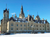The West Block of Canada’s Parliament buildings, where the House of Commons will be located for about a decade.