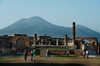 Tourists visit the archaeological site of Pompeii where the Gladiator domus, a house of Roman age, collapsed on Nov. 6, 2010.