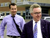 MP Scott Brison with federal Progressive Conservative Leader Joe Clark in August 2000.