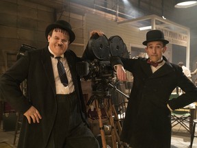 John C. Reilly as Oliver Hardy and Steve Coogan as Stan Laurel.