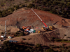 Rescue efforts at the site in Totalan, Spain where two-year-old Julen Rosello fell down a borehole.