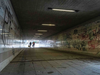 A pedestrian underpass close to the railway station of Amberg, Germany.