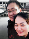 Lawyer Wang Quanzhang and his wife Li Wenzu in 2015.