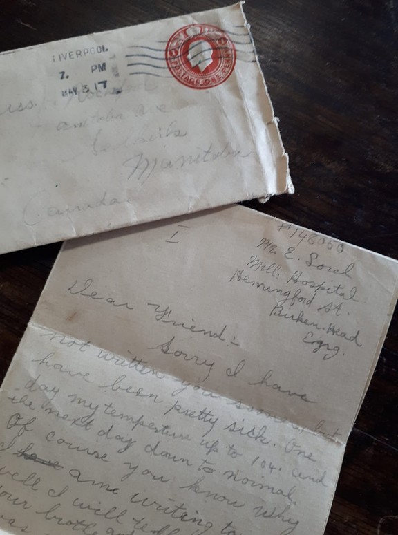 'Of course you know why I'm writing': War letter from 1917 a tale of ...