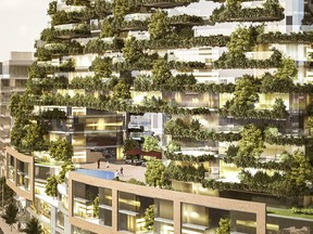 Cityzen Group is planning a vertical forest for its development in the Designers Walk area at Bedford and Davenport.