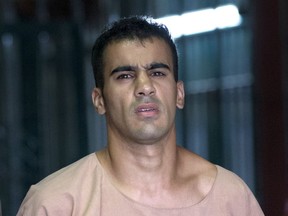 FILE - In this Monday, Feb. 4, 2019, file photo, refugee soccer player Bahraini Hakeem al-Araibi leaves the criminal court in Bangkok, Thailand. A Thai court on Monday, Feb. 11, 2019, has ordered the release of al-Araibi after prosecutors said they were no longer seeking his extradition to Bahrain.