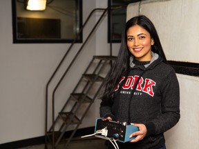 Students of astronomy at York University, like Ushieja De Zoysa, pictured, have a galaxy of career opportunities following graduation.