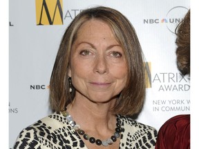 FILE - In this April 19, 2010, file photo, Jill Abramson attends the 2010 Matrix Awards presented by the New York Women in Communications at the Waldorf-Astoria Hotel in New York. Former New York Times executive editor Abramson is facing allegations that she lifted material from other sources for her book "Merchants of Truth." Abramson disputed the allegations in a Wednesday night, Feb. 6, 2019, appearance on Fox News.