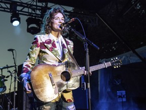 FILE - In this Dec. 2, 2018 file photo, Brandi Carlile seen at One Love Malibu at King Gillette Ranch in Calabasas, Calif. Carlile says she is feeling the pressure of performing at Clive Davis' star-studded party the night before the Grammy Awards. While sitting alongside Davis, the singer said Thursday, Feb. 7, 2019, she is just as nervous taking the stage at his pre-Grammys gala Saturday than performing at the actual Grammys the following evening.