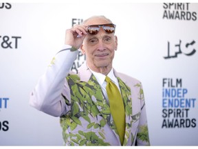 John Waters arrives at the 34th Film Independent Spirit Awards on Saturday, Feb. 23, 2019, in Santa Monica, Calif.