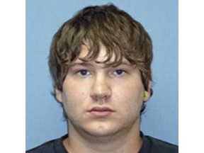 FILE - This file photo provided by the Oklahoma Department of Corrections shows Jerry Varnell, of Sayre, Okla. Prosecutors have rested their case in the federal trial of Varnell, accused of trying to detonate what he believed was an explosives-laden van outside an Oklahoma City bank. Varnell has pleaded not guilty and his parents have said he is a paranoid schizophrenic who has been in several mental hospitals. Defense attorneys say he was entrapped. Varnell has been found mentally competent to stand trial. (Oklahoma Department of Corrections via AP, File)