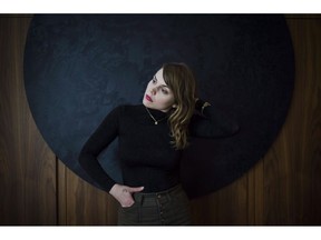 Beatrice Martin, whose stage name is Coeur de Pirate, poses for a portrait in Toronto on Thursday, March 1, 2018.