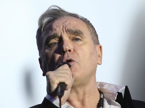 British singer and songwriter Morrissey performs at the Vive Latino music festival in Mexico City, Saturday, March 17, 2018. Morrissey is ending his boycott of Canada with plans for a spring tour.